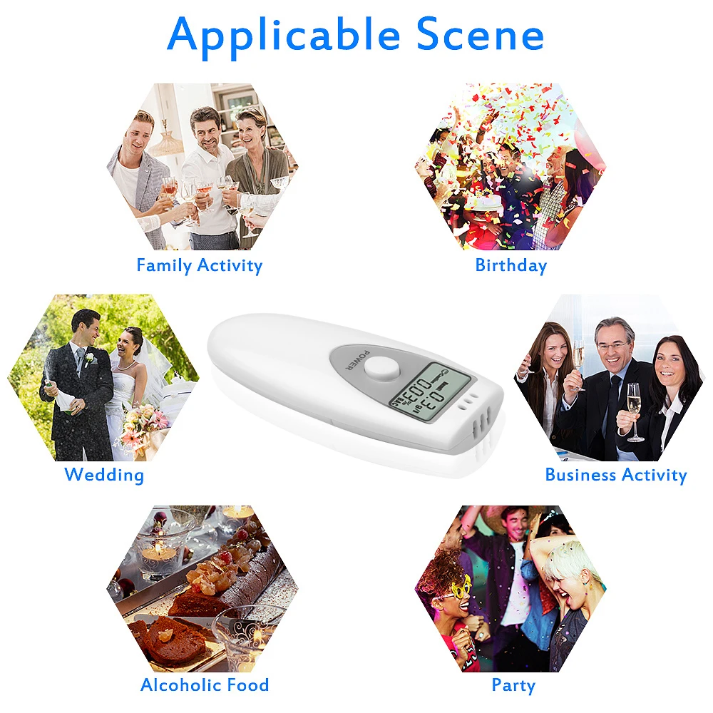 Alcohol Tester,Breath Alcohol Tester,Portable Alcohol Breath Tester With Car Keychain
