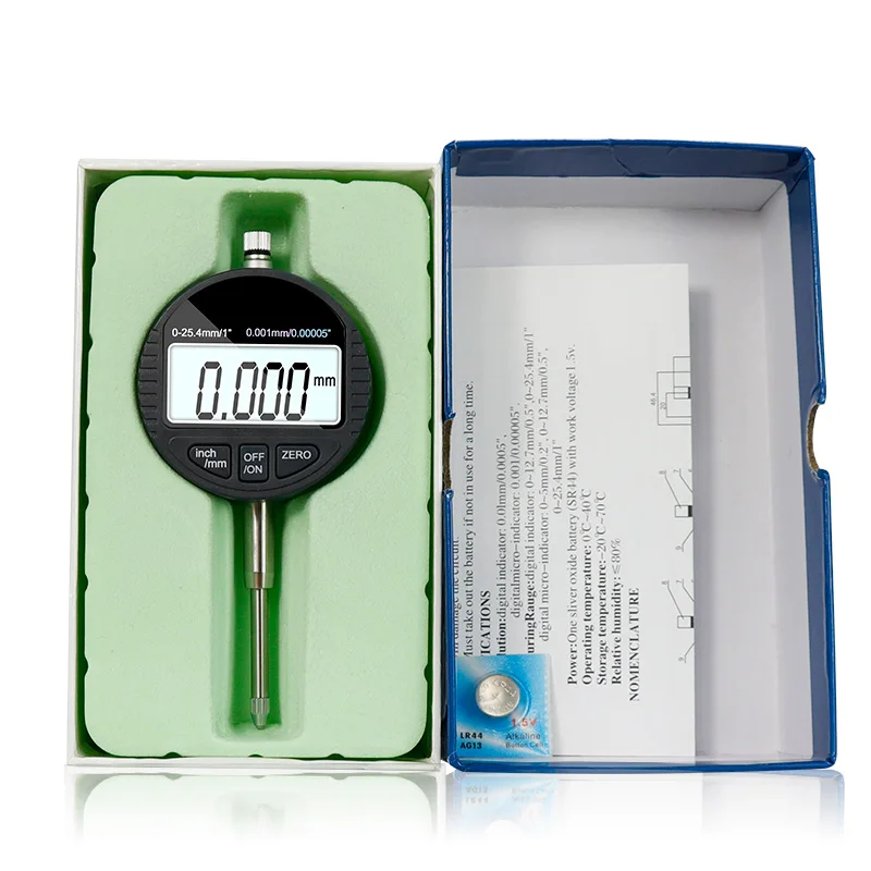 0-10mm Comparatore Di Precisione Metrica, 0.01mm Indicatore Sonda Comparatore Graduato - 6