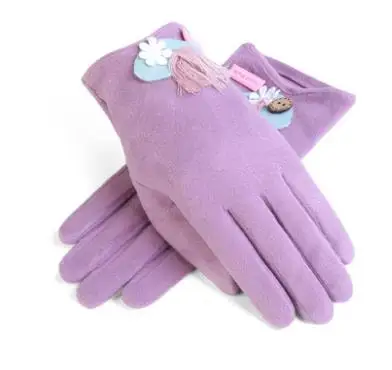 Перчатки зимние женские осенние и зимние теплые перчатки тонкие модные перчатки для вождения CD50 Q02 - Цвет: U