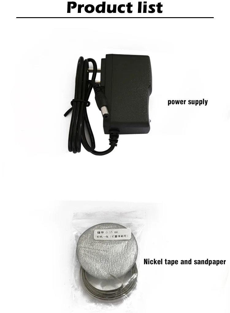 5000W Mini Spot Welder Kit DIY 18650 Battery Pack Welding Tools Portable Spot welding Machine Pen for 0.1/0.15/0.2/0.25mm Nickel Strip