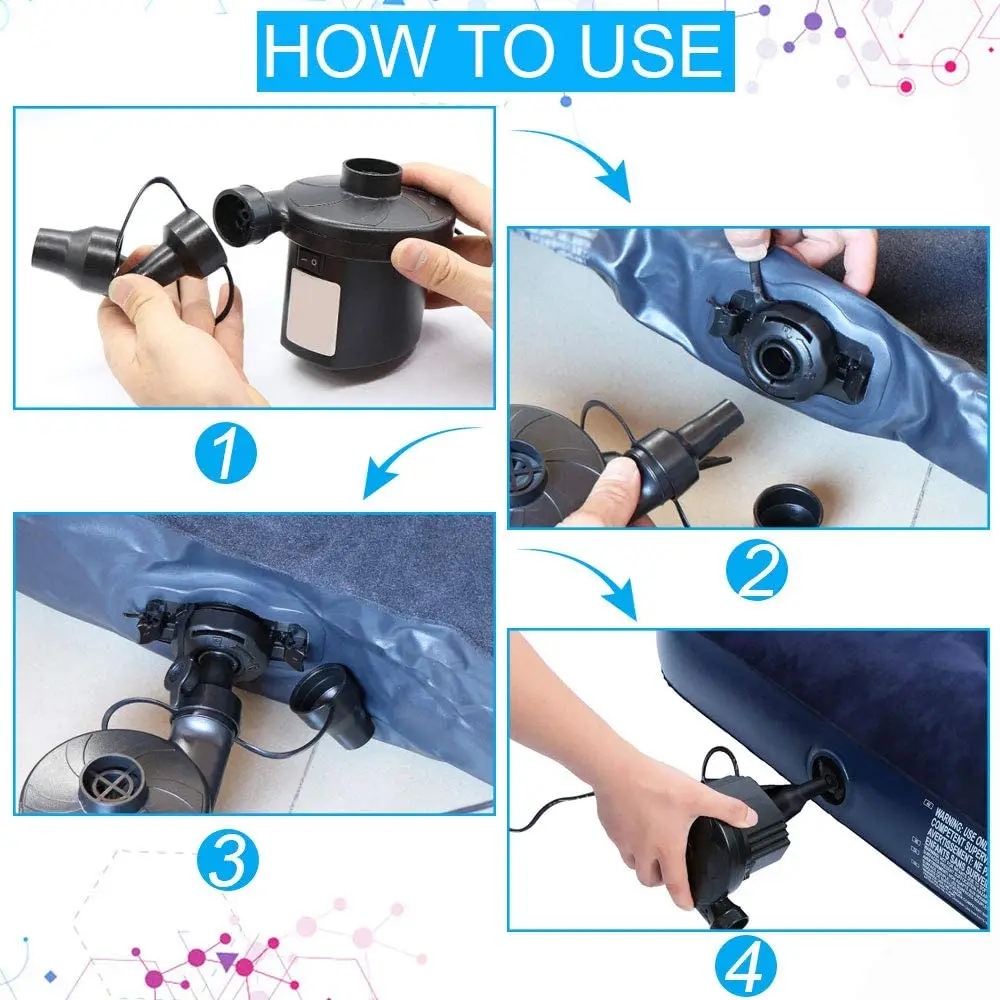 Plastic Nozzle Pump Nozzle Head Air Inflator Adaptor Replacement Nozzles 3 Sizes Inflator Dual Head Pumping air pump,inflatable pump