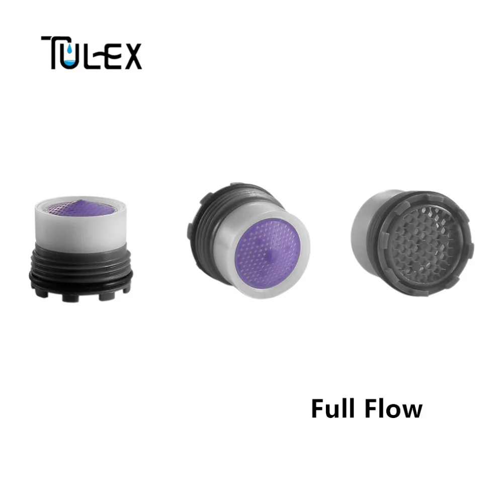 TULEX аэратор для смесителя скрытый сердечник 16,5 мм 6-8L фильтр с носиком Bubbler с набором инструментов для самостоятельной установки для ванной комнаты кран для кухни