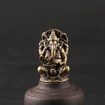 

Brass Buddhism Ganesha Statue Bronze Statue Elephant Sculptures Ganesh Figurines Handicrafts God Figure Statue Sculpture GY04