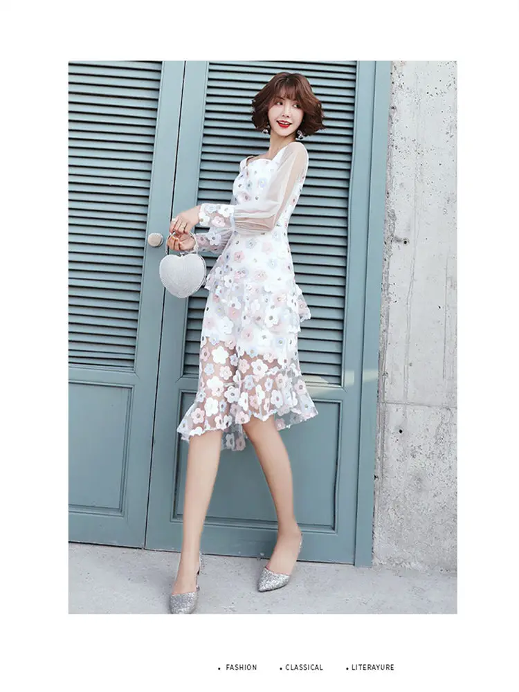 It's YiiYa Cocktail Dress Full Sweetheart Plus Size Tiered Woman Party Dresses Straight Above Knee Robe Cocktail Gowns E878