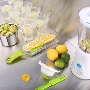 

HOT Lemon Slicer Ultra-Thin Lemon Grapefruit Orange Slice Domestic Planing Machine Cutter TI99