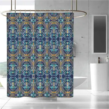 

Hotel Quality Polyester Shower Curtain Shower and Bathtub