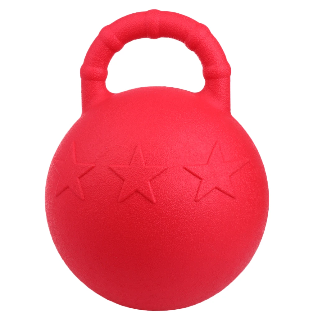Rubber Horse Toy Game Ball With Apple Scent Horse Trainer Tool For Training Horse Juggling Game Playing Farm Livestock Care