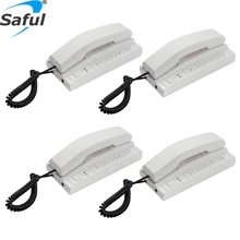 Saful Sistema de intercomunicador inalámbrico para puerta, sistema de llamada de anillo, audio, AC110 220V, uno a 999 apartamentos
