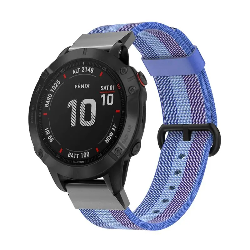 Спортивный Браслет для Garmin Fenix 6 браслет плетеный нейлоновый ремешок замена 95AF