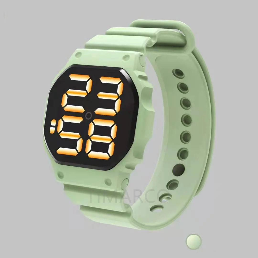 2021 Men's Watch LED Digital Watch for Men Women Sports Army Military Wristwatches Simple Silicone Electronic Cock Reloj Hombre