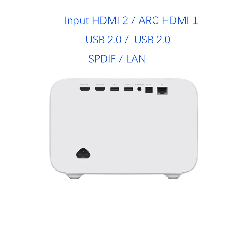Проектор Xiaomi mijia 2 pro DLP 1080P 1300 ANSI поддержка 4K видео ТВ домашний кинотеатр Full HD