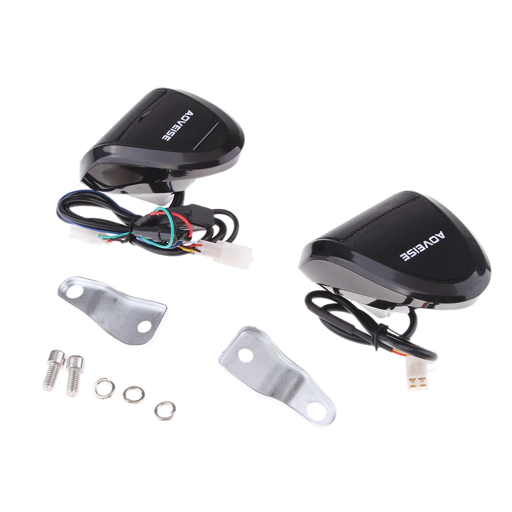 Amplifier Bluetooth Motorcycle MP3 Stereo Speaker Audio System Radio USB TF