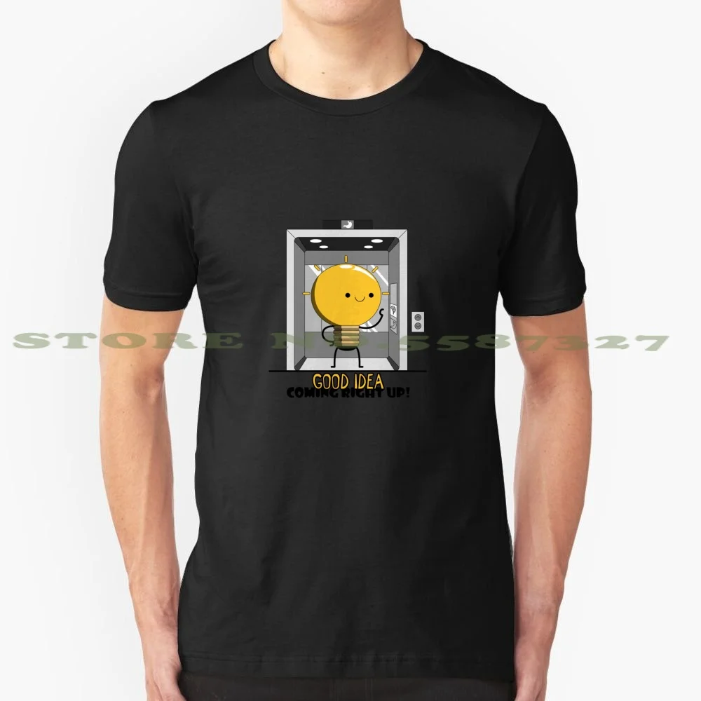 Geeky хорошая идея лампочка футболка крутой дизайн модная лампочки свет игры яркий