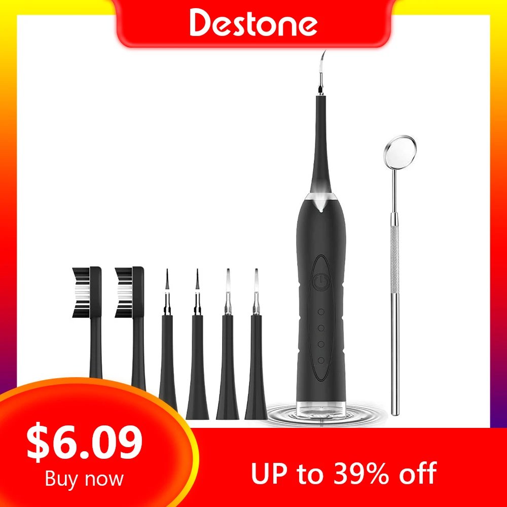 

Electric Sonic Irrigator Dental Scaler Tooth Calculus Remover Stains Tartar Cleaner Teeth Whiten Health Hygiene Dental Cleaner