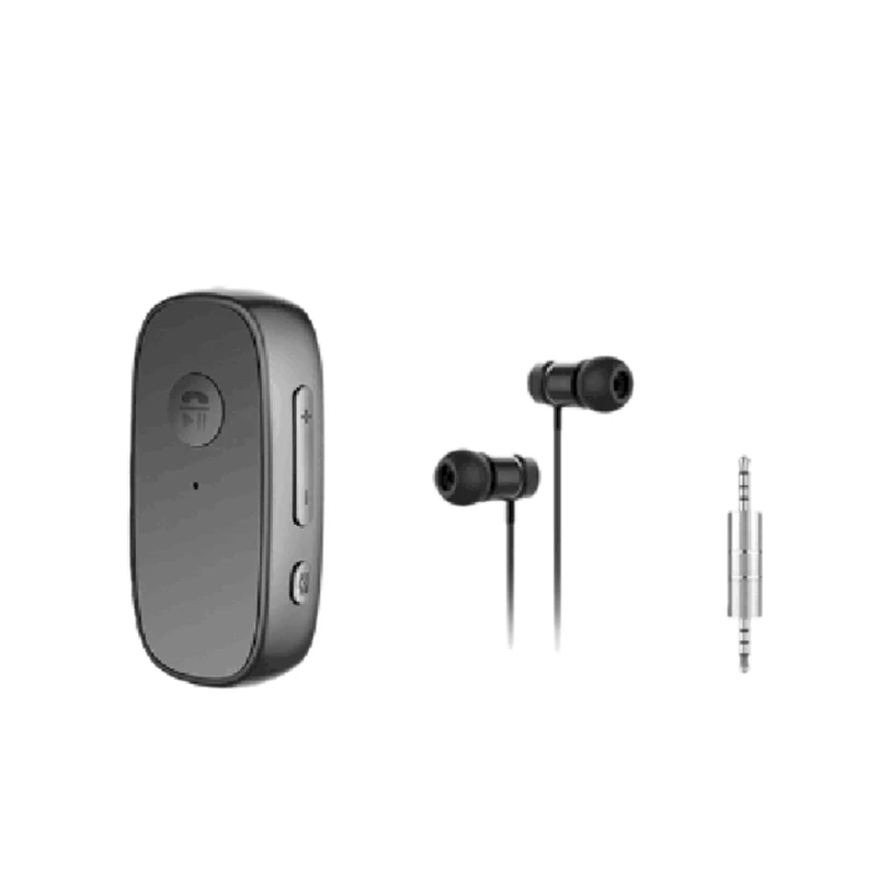 Lavalier 5 0 Bluetooth Car TF Card Playback Long Standby Multifunction Bluetooth Receiver with Headphone Cable