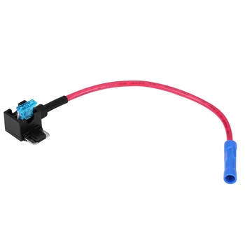 

5 Pack 15Amp Car Add-a-circuit Fuse TAP Adapter Kit Mini Blade Fuse Accessories