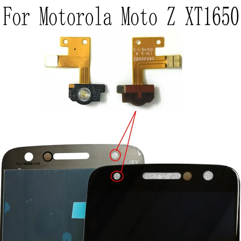 Shyueda ориг для Motorola Moto Z XT1650 Передняя камера вспышка лампа гибкий кабель запасная часть