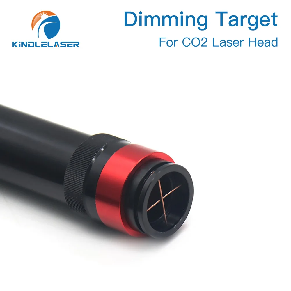 KINDLELASER Laser Path Calibrating Device Light Regulator Alignment Kit Dimming Target For Laser Head CO2 Laser Cutting Machine