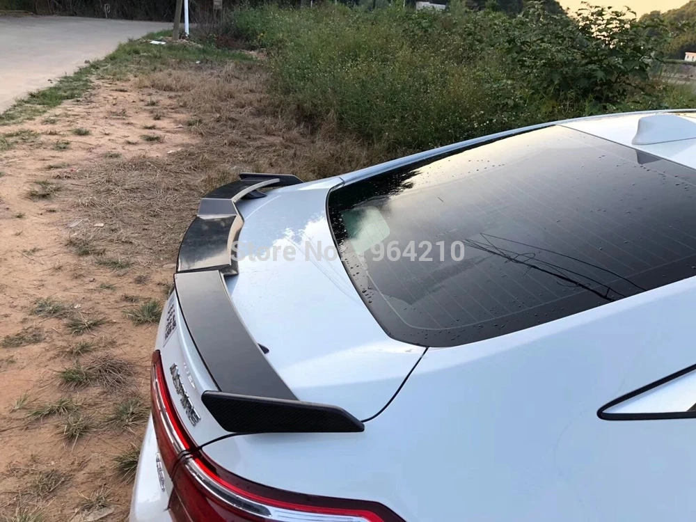 Для Honda 18 10th Accord INSPIRE Универсальный Стиль ABS пластик материал глянцевый черный цвет спойлер заднего багажника, крыла