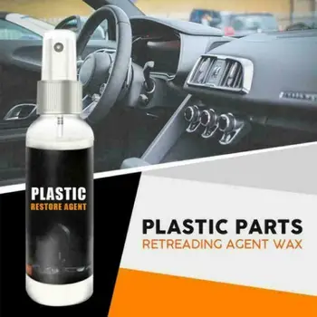 

Car & Home Plastic Parts Retreading Restore Agent Wax Instruments Panel Reducing