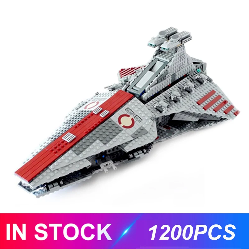 

New Lepinblocks 05042 Venator Class Republic Attack Cruiser Compatible Star Series 8039 Building Bricks Educational Toys Gifts
