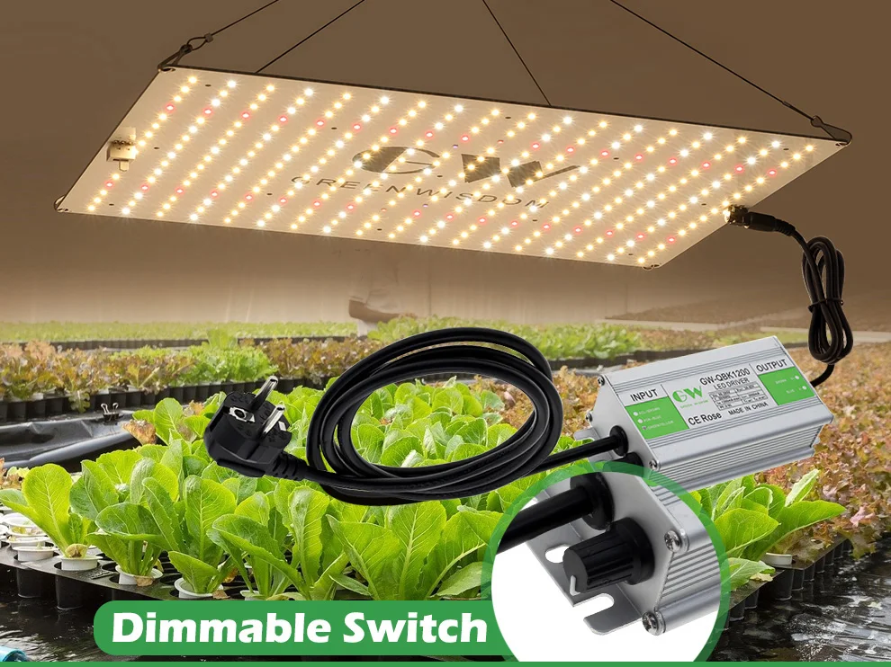 mudas, espectro completo, 1200w, vegetal e floração, interruptor duplo regulável