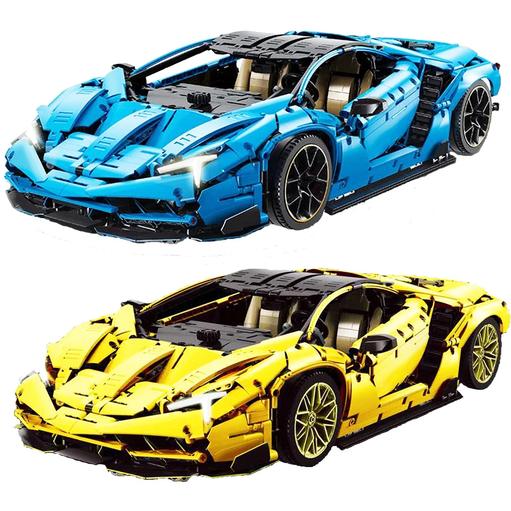 K98 Супер гоночный автомобиль модель MOC 39933 Lamborghining Centenario 1:8 гиперкар