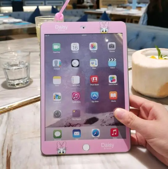 Защитное закаленное стекло для Ipad Mini 3 2 1 Tablet мультфильм пленка HD экран защитный экран Защитная пленка для Ipad Mini 1 2 3 - Цвет: Золотой