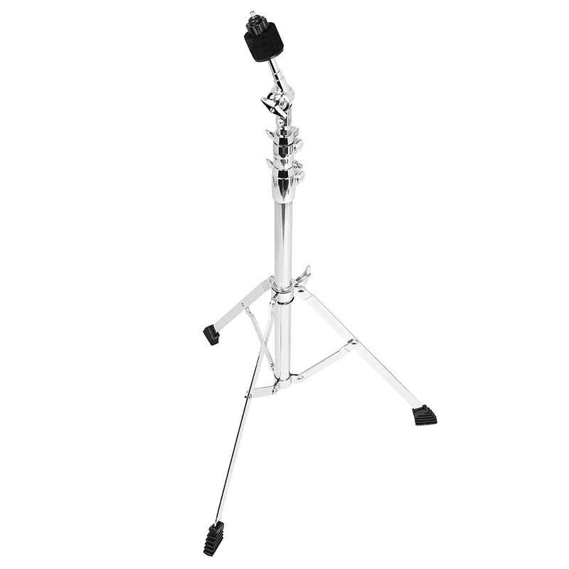 Барабанная стойка Snare Dumb Holder тарелка с тройным угловым кронштейном Поддержка всех размеров тарелок для барабанной установки