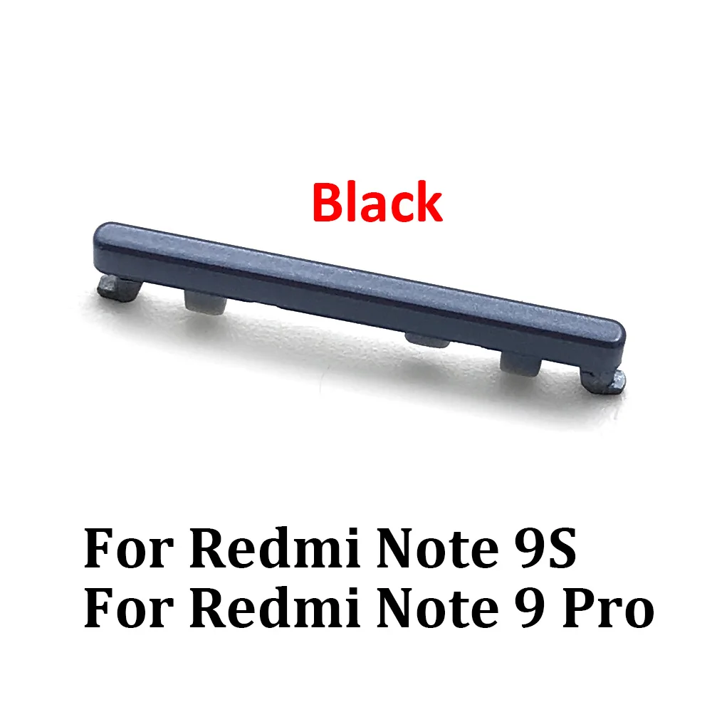 New Power Button+Volume Side Button For Xiaomi Redmi Note 9S 9 Pro iphone mobile frame