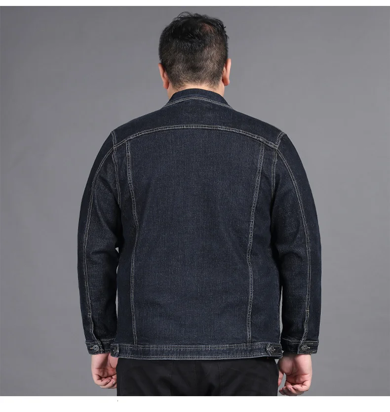 10XL 8XL 6XL 5XL весенне-осенняя мужская джинсовая куртка, модная мужская куртка-бомбер, тонкая рваная джинсовая куртка, мужские ковбойские джинсовые куртки
