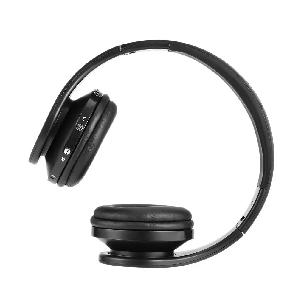 Bluetooth headphones with Mic for mobile computer tablet Heavy bass folding portable adjustable for iPhone PC Laptop 3.5mm Audio