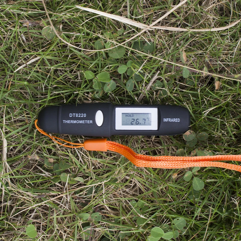 DT8220 ручка форма цифровой ЖК-Инфракрасный мини-термометр измеритель температуры тестер Мини Карманный Бесконтактный пирометр бытовой
