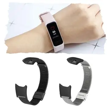 

Fashionable Personality Watchband Buckle Metal Mesh Belt Replacement Watch Strap For Huawei Bracelet 4 For Honor Bracelet 5I