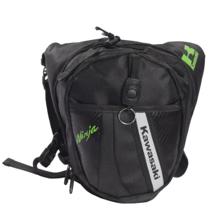 Черная поясная сумка на пояс для мотоцикла и велосипеда Kawasaki - Название цвета: Коричневый
