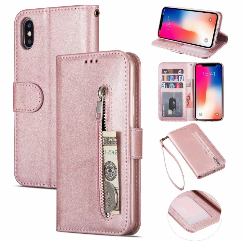 Телячья кожа+ ТПУ Флип Бумажник стиль чехол для телефона для iphone 6 6S 7 8 Plus X Xs Max XR телефон из натуральной кожи чехол и сумка