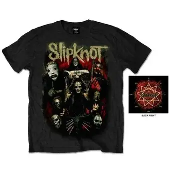 

Slipknot - Come Play Dying - Men's Black T-Shirt With Back Print Short Sleeves Cotton T-Shirt Fashion