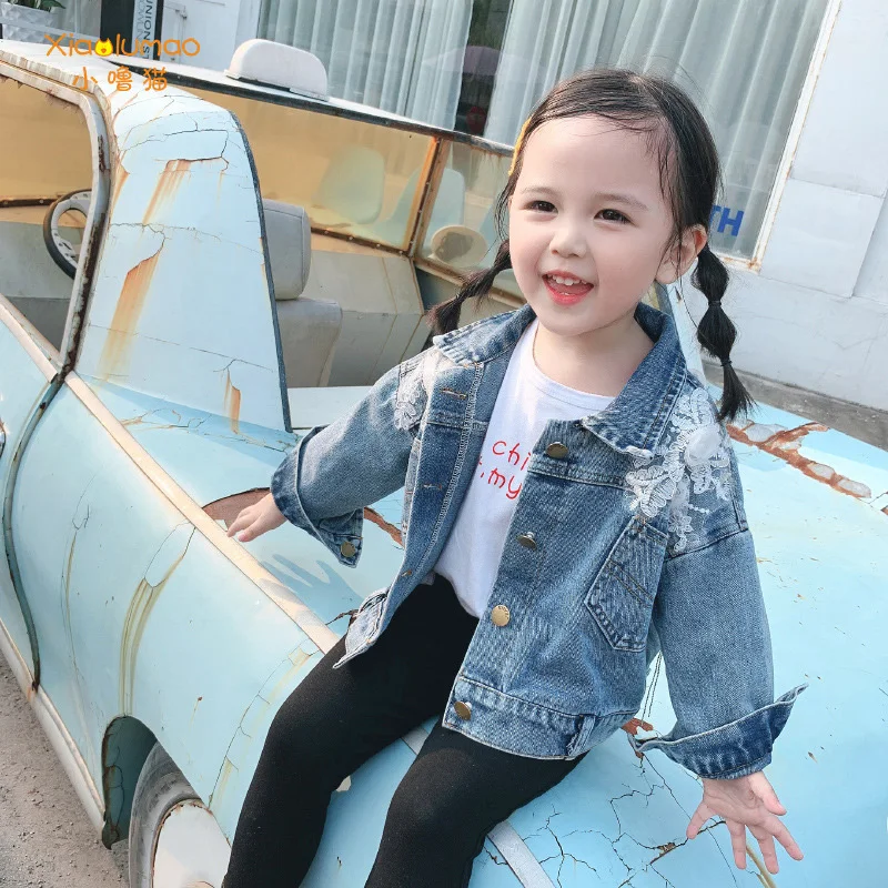 

Baby girl denim jacket fleece jacket kids jackets for girl autumn baby coat kids cape cute tiktok clothes dropshipping
