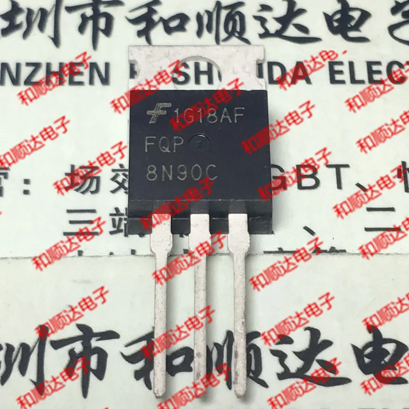 5 шт./FQP8N90C TO-220F 6.3A 900V TO220F