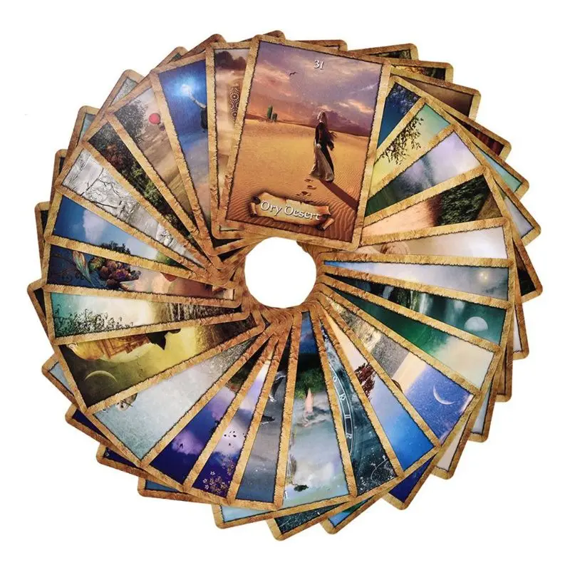 

The Enchanteds Map 54 Oracle Cards Deck Mysterious English Tarot Divination Fate 24BD