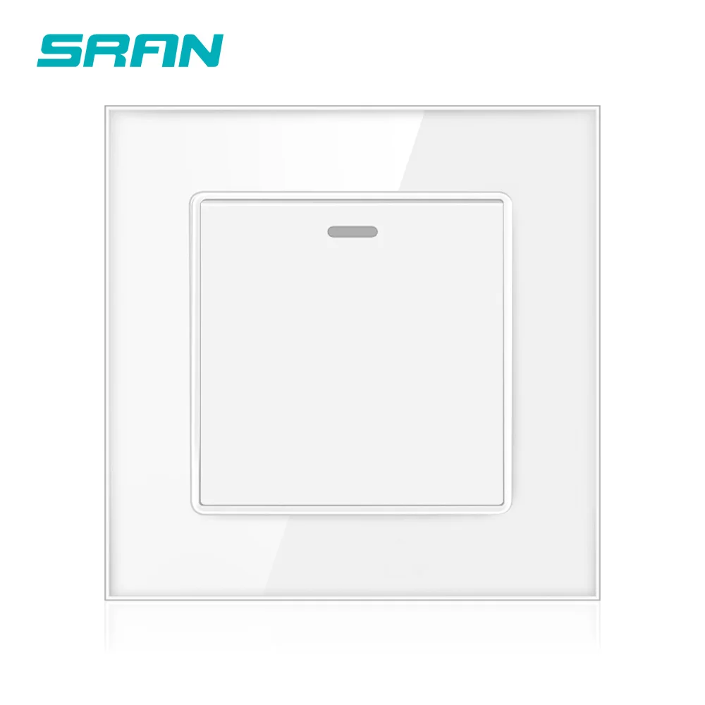 1 клавишный переключатель SRAN UK 250 В 16 А настенный для бытового источника питания