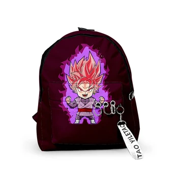 

Q Version Japanese Anime 3d Print Cartoon Dragon Ball Z Backpacks Men Women School Bags Multi Pocket Travel Bags Teenage 3D Bag