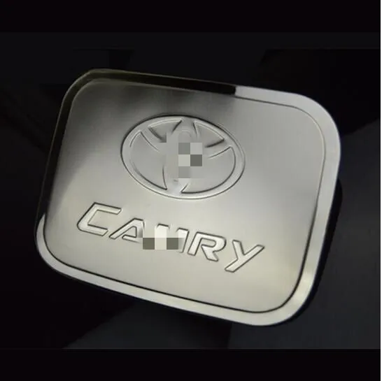 Автомобильный Стайлинг из нержавеющей стали топливный бак крышка газовый короб рамка панель для Toyota Camry 2012 2013