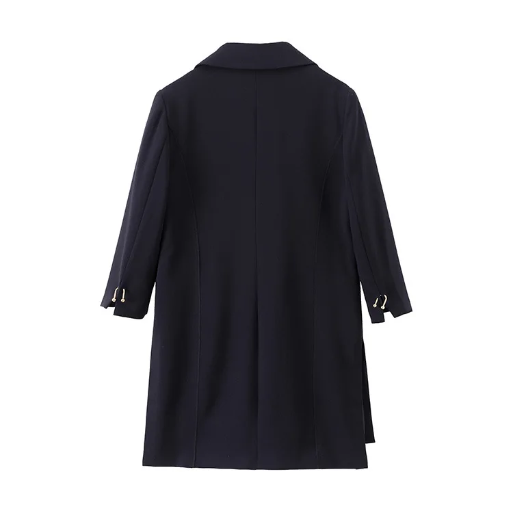 

153fn WOMEN'S Dress-Style One-Button Slit Mid-length Three-quarter-length Sleeve Suit
