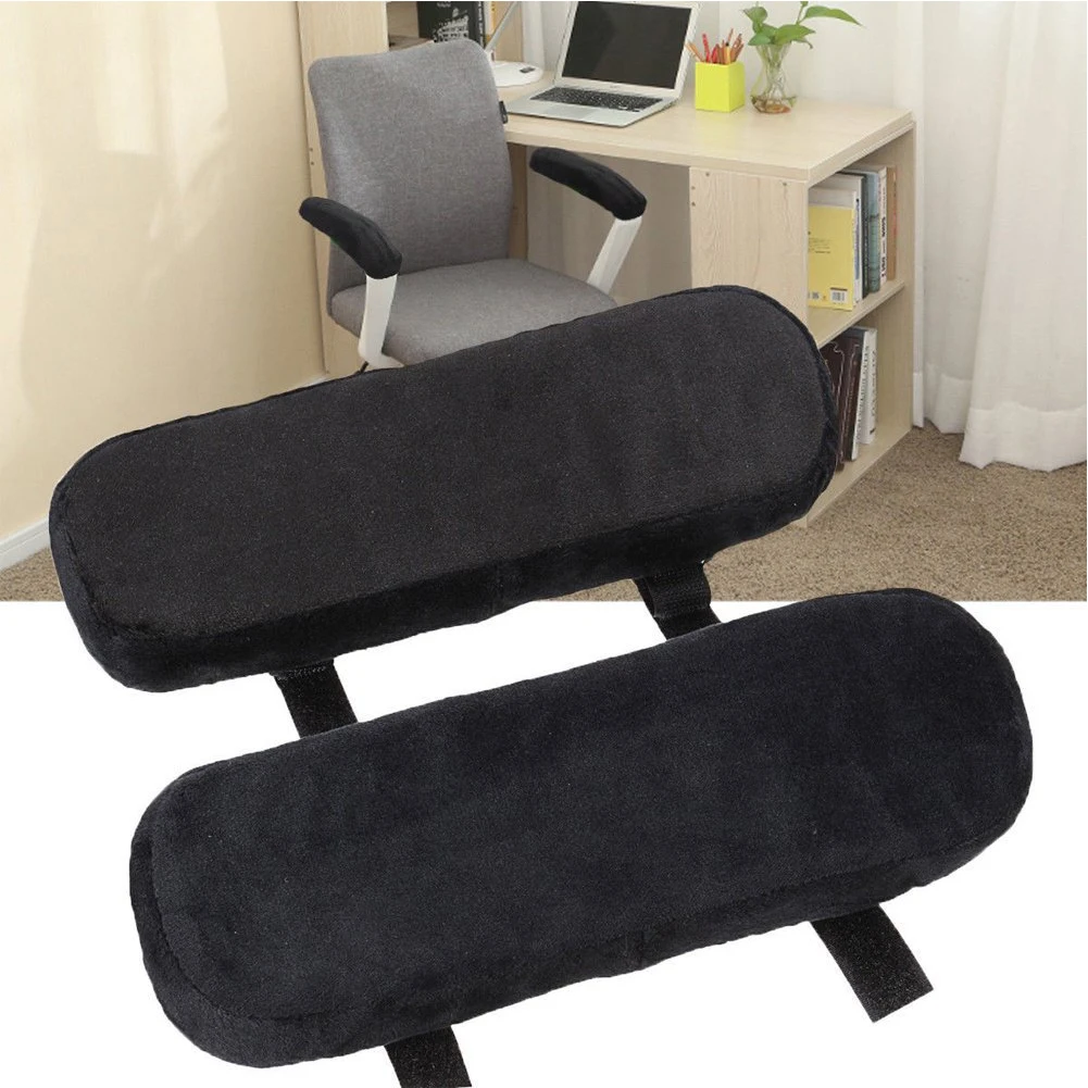 2pcs Chair Armrest Pads Soft Elbow Pillows pads protector long arm sleeve elbow brace patches rest cushion for Office Chair photo