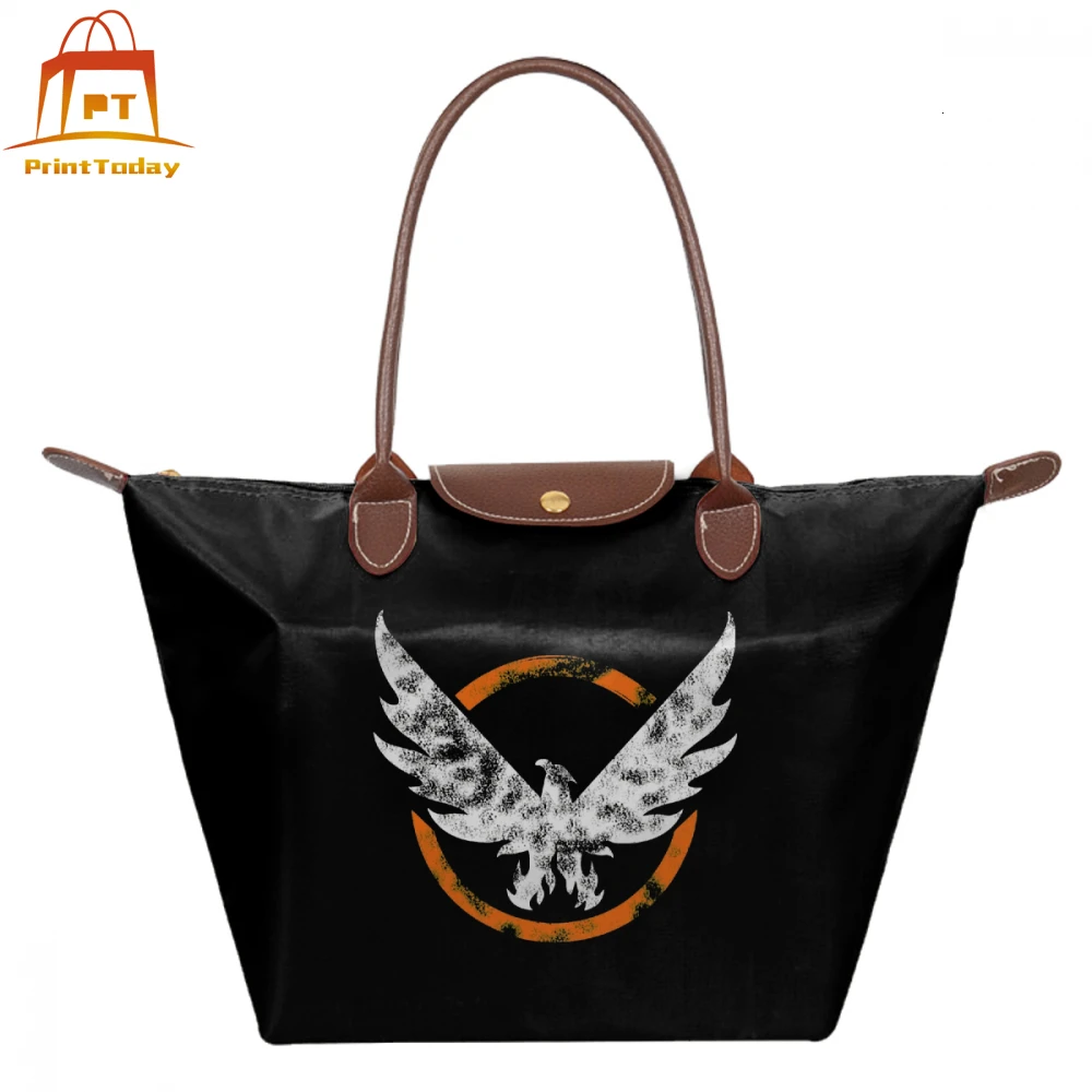 

Shd Agent Handbag The Division Merch Top-handle Bags Trend Nylon Women Tote Bag Large Capacity Print High quality hobo Handbags