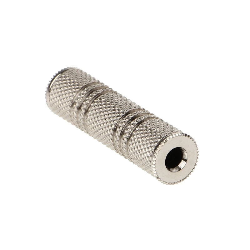

3.5mm Female To Female 1/8" Jack Aux Audio Stereo Extender Metal Converter Adapter