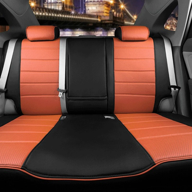 AutoDecorun 24 шт./компл. кожаные чехлы для сидений Volkswagen VW Atlas 2017 Набор чехлов