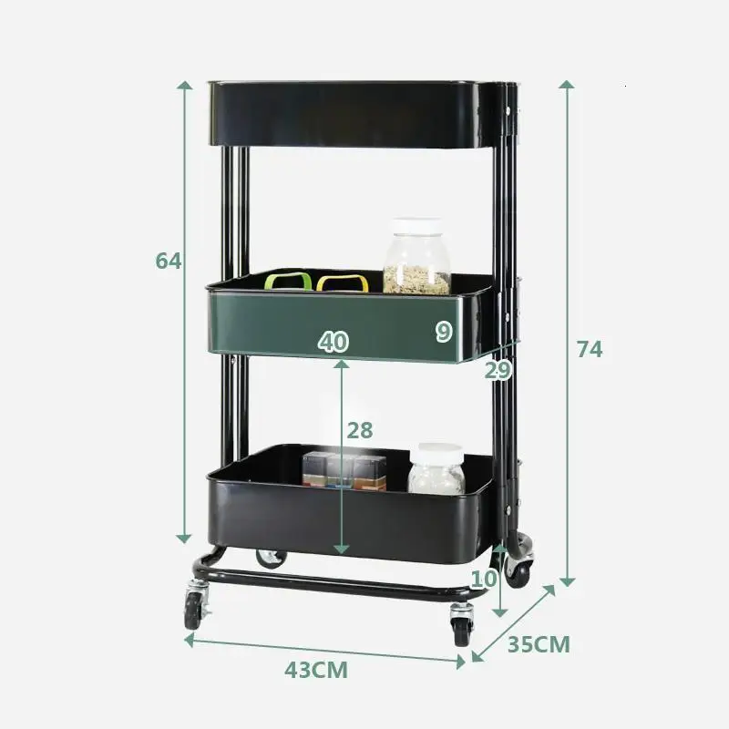 Полка Estanteria Etagere Range Utensilio De Cozinha губка держатель домашняя кухонная для хранения Органайзер с колесами - Цвет: Number 7