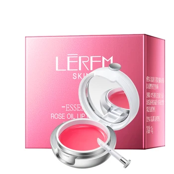 

Rose Essential Oil Lip Membrane Moisturizing Smooth Fine Lines Brighten Lip Color Lip Mask